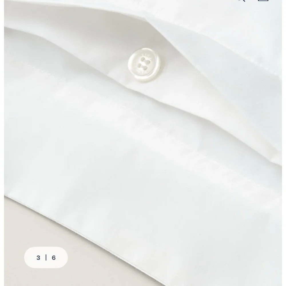 Ralph Lauren Organic Cotton Percale Palmer Euro Sham Tuxedo White